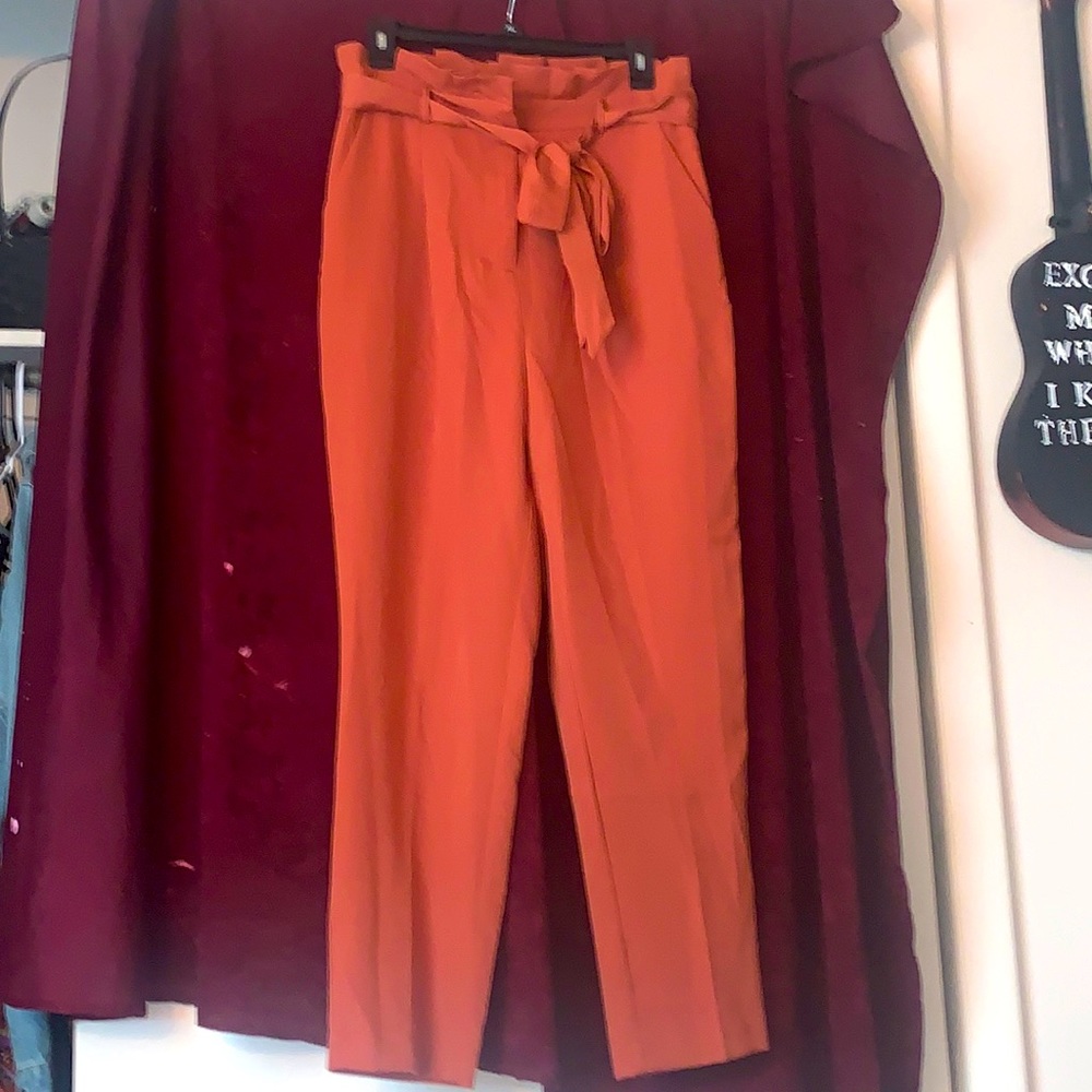 muted orange forever 21 pants, never worn!